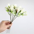 thumbnail image 1 of Artificial Peony Bridal Bouquet Flexible Stems Elegant Design for DIY Crafts Bedroom Decor, 1 of 8