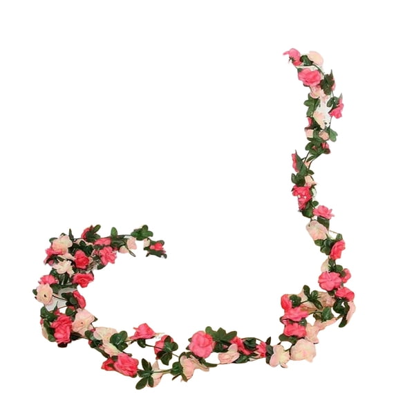 Artificial Peony Flower Garland Red Hanging Vines for Wedding Arch Wall Backdrop Decor Realistic Silk Peony Vine for Party Home Garden Decoration Flexible Hanging Floral