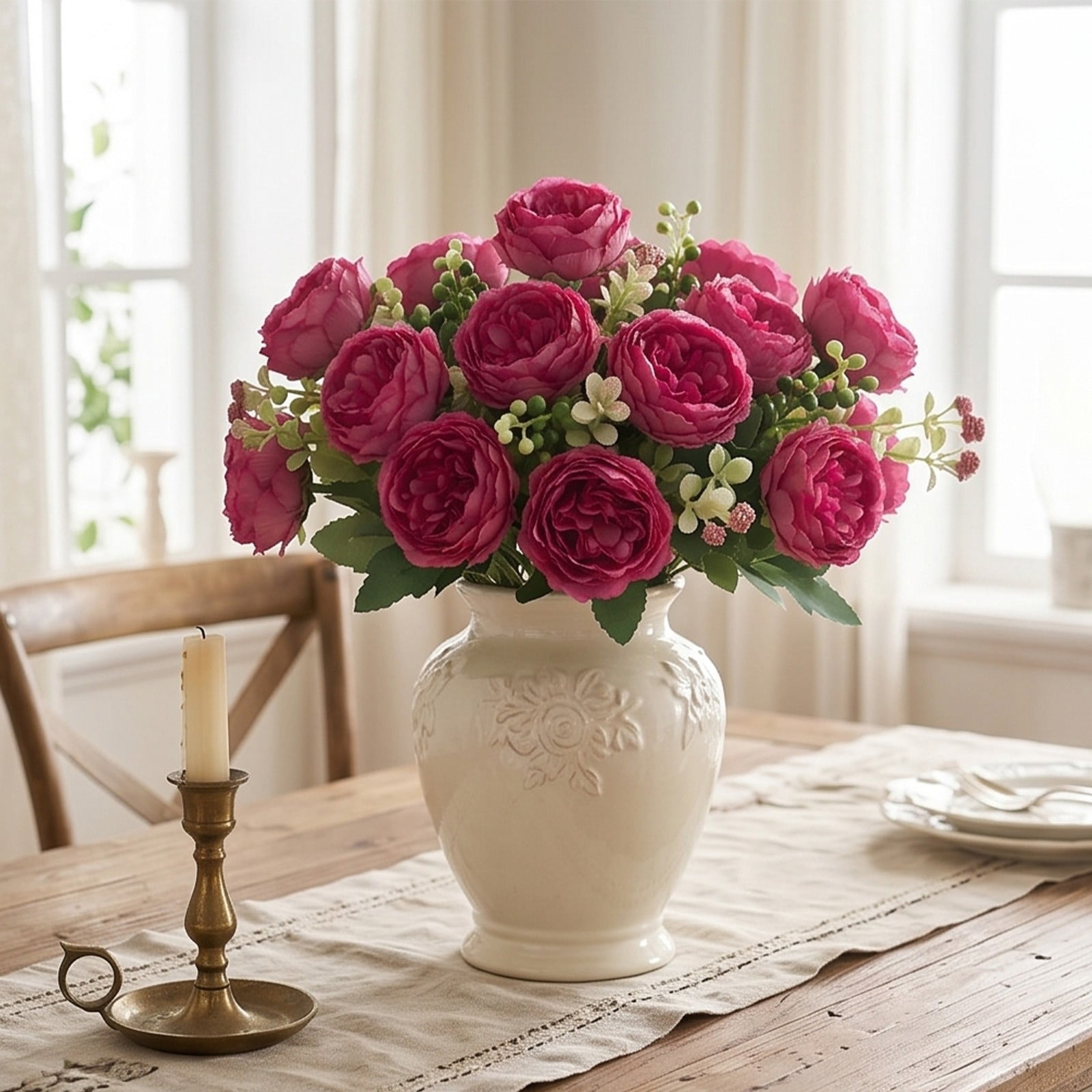 Artificial Peony Flowers, Fake Flowers,Flores Artificiales para — free download