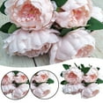 thumbnail image 1 of Artificial Peony Flowers Fake Flowers Vintage Wedding Home Decoration,Pack of 1 (Light Pink), 1 of 9