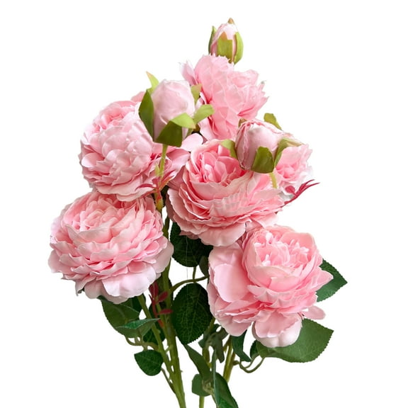 Artificial Peony Stem (Set of 3)