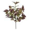 thumbnail image 1 of Artificial Perilla Leaves Greenery Stems, 17.7" Large Foliage Picks Purple-Green Leaves, Lifelike Botanic Decor for Floral Arrangement, Home Shelf Centerpiece Wedding Party Indoor, 1 of 7