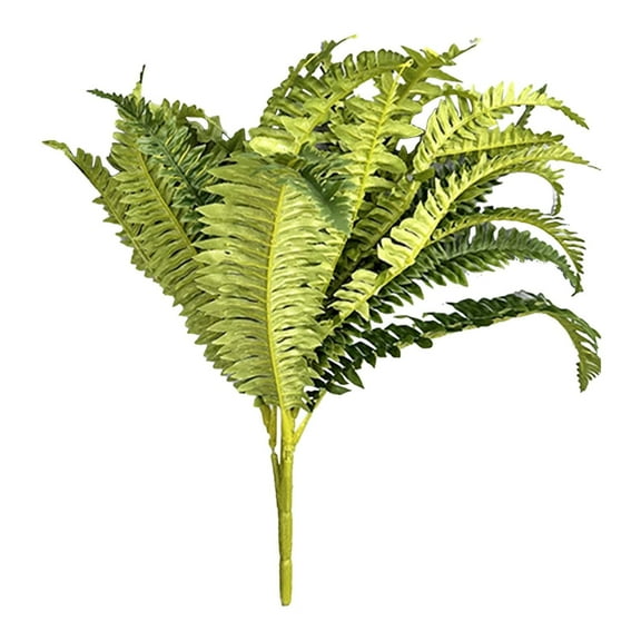 Artificial Persian Grass Plant Set - 47cm Silk Fern Leaves Bouquet for Indoor Outdoor Home Decor, UV Resistant Faux Greenery