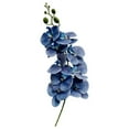 thumbnail image 1 of Artificial Phalaenopsis Orchid, 9 Stems Real Touch Blue Fake Flowers for Home Decor, Luxury Realistic Silk Blooms for Living Room Table Wedding Party Entryway Centerpiece, 1 of 6