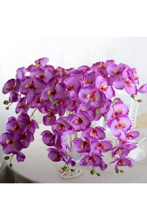 Artificial Phalaenopsis Orchid Silk Real Touch Flower White Artificial Flower Wedding Flower Orchid For Christmas Party Wedding