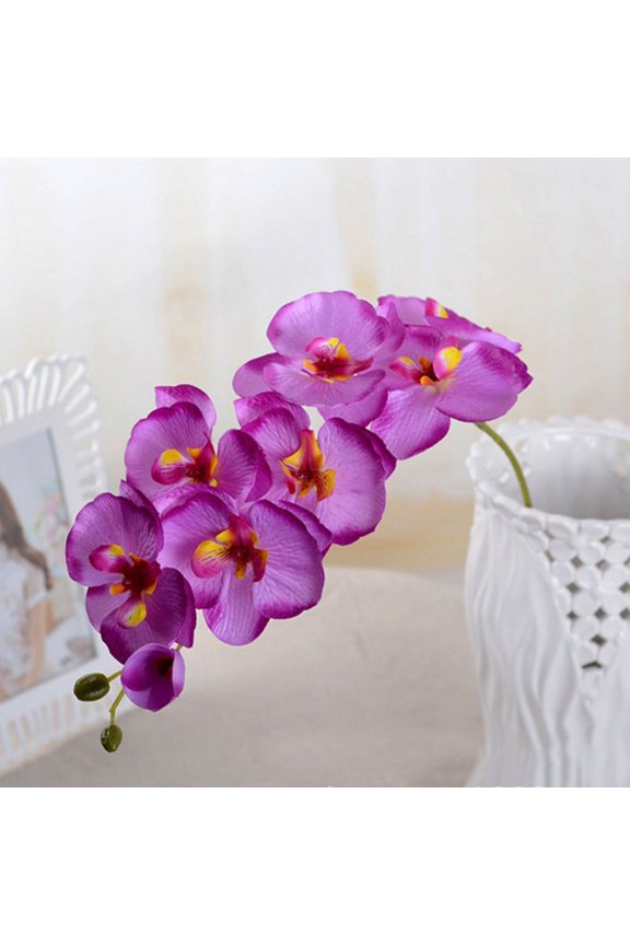 Artificial Phalaenopsis Orchid Silk Real Touch Flower White Artificial Flower Wedding Flower Orchid For Christmas Party Wedding