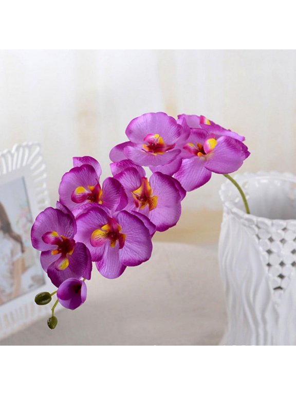 Artificial Phalaenopsis Orchid Silk Real Touch Flower White Artificial Flower Wedding Flower Orchid For Christmas Party Wedding
