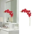 thumbnail image 1 of Artificial Phalaenopsis Orchid Stem, 9 Heads Latex Phalaenopsis Stems Fake Orchid Spray, Elegant Clustered Orchid Blooms Tall Stem, Artificial Orchid Stem Bouquets for Home Decor 1Pcs, 1 of 6