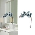 thumbnail image 1 of Artificial Phalaenopsis Orchid Stem, 9 Heads Latex Phalaenopsis Stems Fake Orchid Spray, Elegant Clustered Orchid Blooms Tall Stem, Artificial Orchid Stem Bouquets for Home Decor 1Pcs, 1 of 6