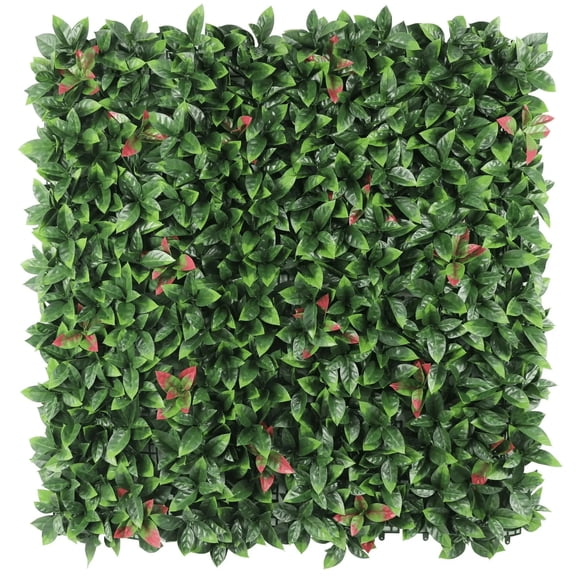 Photinia Artificial Vertical Garden Green Wall Panel 4040in 11 SQ FT  UV Resistant  Commercial Grade