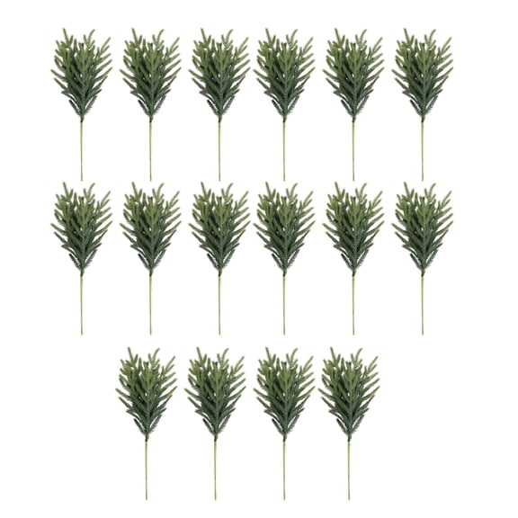 Artificial Pine Branches Set of 15 for Christmas Decorations Suitable for Home Office and Event Christmas Decorations Ideal for Holiday Display Christmas Decorations