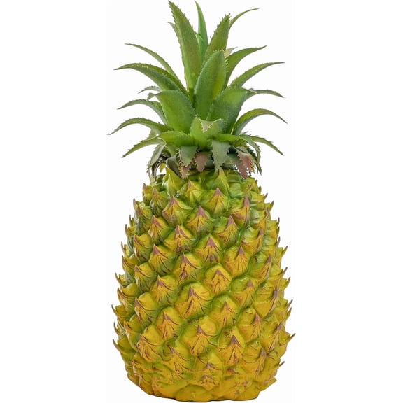 Artificial Pineapple Decoration Realistic Fake Fruit Model for Home Kitchen Party Photography Prop Green Large