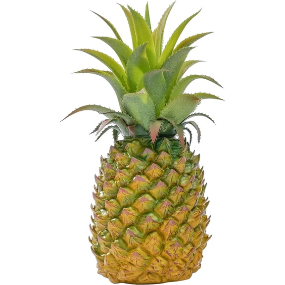 Artificial Pineapple -Simulated Fruit Decoration, Lifelike Fake Fruit Model, Perfect for Home Decor, Kitchen, Party & Photography Prop Realistic & Eco-Friendly,Green Small