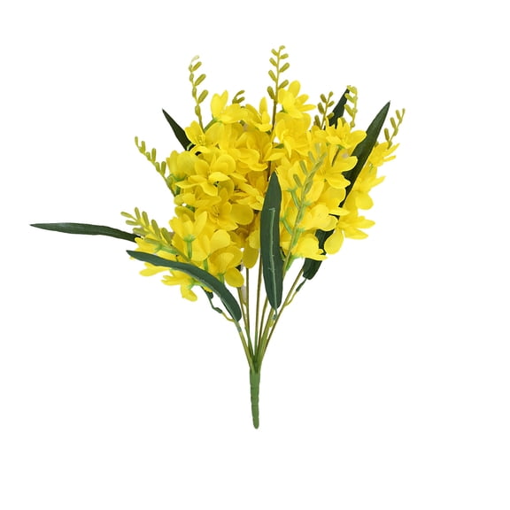 Artificial Pink Gladiolus Bouquet 20.47 Inch Tall Lifelike Fake Flower Arrangement With Greenery For Home Office Wedding Table Centerpiece Decor