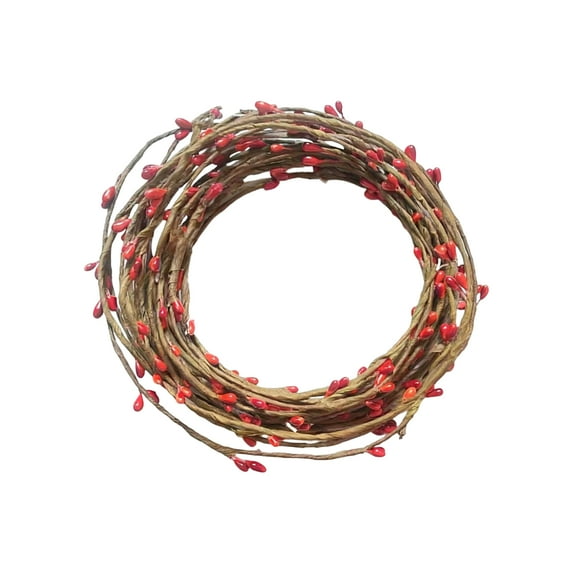 Artificial Pip Berry Garland for Decor - 33 Ft Long, Wrapped Floral Stems with Pips for Handcraft - Great Decorative Garland for Home Interior, Party, Wedding, Celebration Establishing