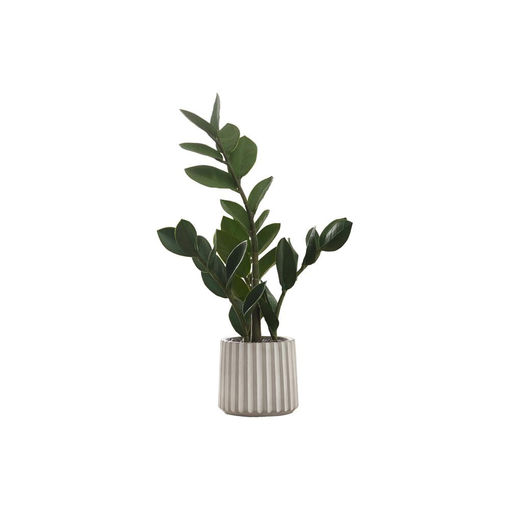 Artificial Plant - 20" Tall - Zz - Indoor - Table - Potted - Green Leaves