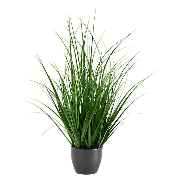 Artificial Plant, 23" Tall, Grass, Indoor, Faux, Fake, Table, Greenery, Potted, Real Touch
