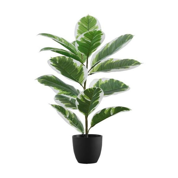 Monarch Artificial Plant, 27 Tall, Rubber, Indoor, Faux, Fake, Table, Greenery, Potted
