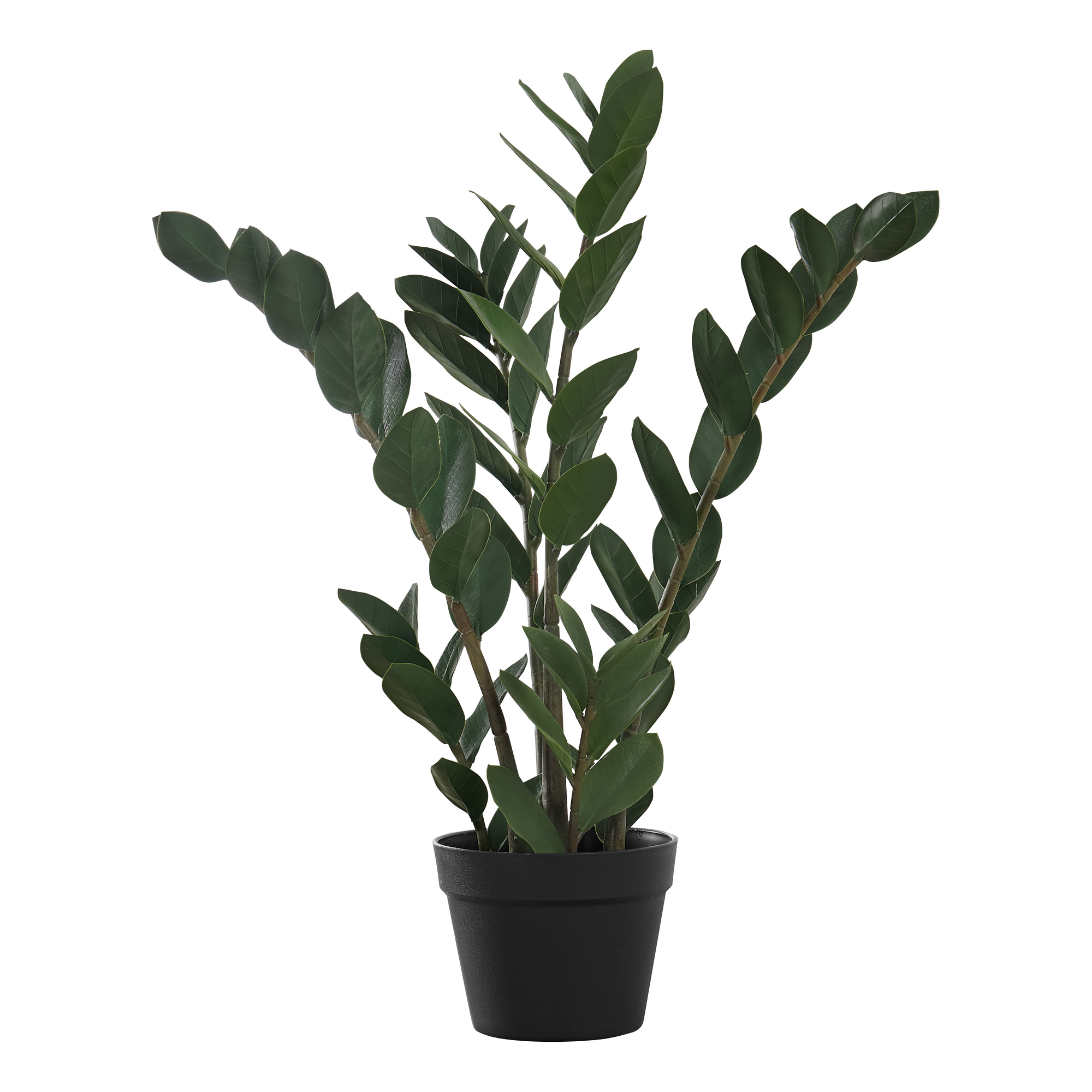 Artificial Plant 29" Tall Zz Tree Indoor Floor Potted Green