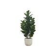thumbnail image 1 of Artificial Plant - 31" Tall - Indoor - Floor - Potted - Green Leaves, 1 of 6