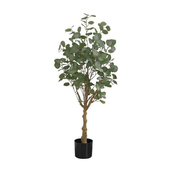 Artificial Plant - 46" Tall - Indoor - Floor - Potted - Green Leaves