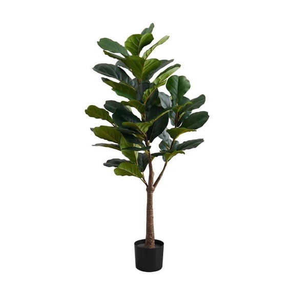Artificial Plant - 47" Tall - Indoor - Floor - Potted - Green Leaves