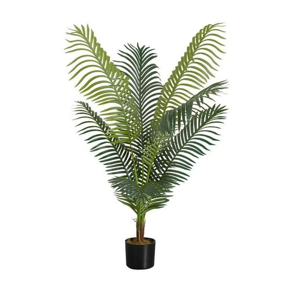 Artificial Plant - 47" Tall - Indoor - Floor - Potted - Green Leaves