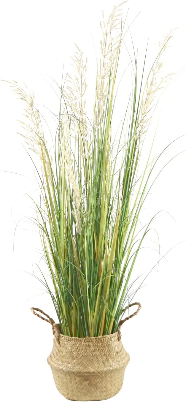 Artificial Plant 4ft(47in) Tall Artificial Grass Plant,Faux Plants