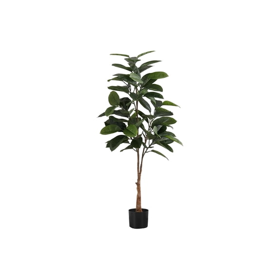 Artificial Plant - 52" Tall - Indoor - Floor - Potted - Green Leaves