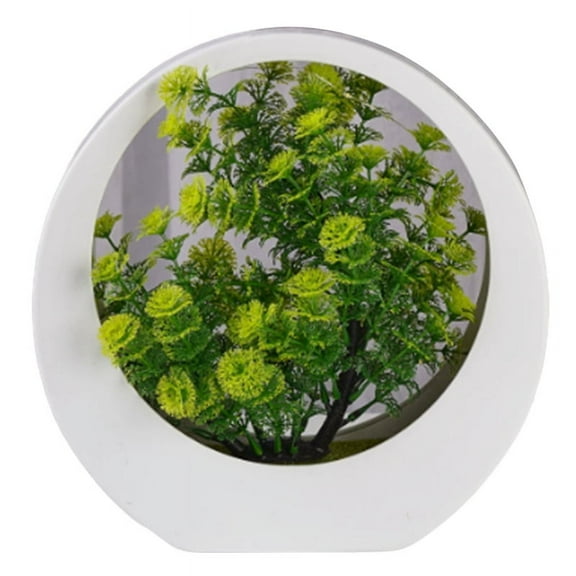 Artificial Plant Bonsai with LED Light Small Tree Pot Fake Plant Potted Ornaments Home Table Decoration