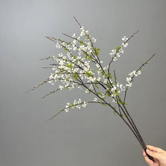 Artificial Plant Branch Artificial Plant Tree Stem Desktop Faux Plant Vase Ornament