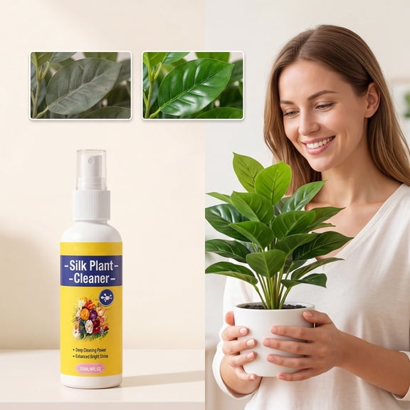 Artificial Plant Cleaner 120ml For Silk And Plastic Leaves