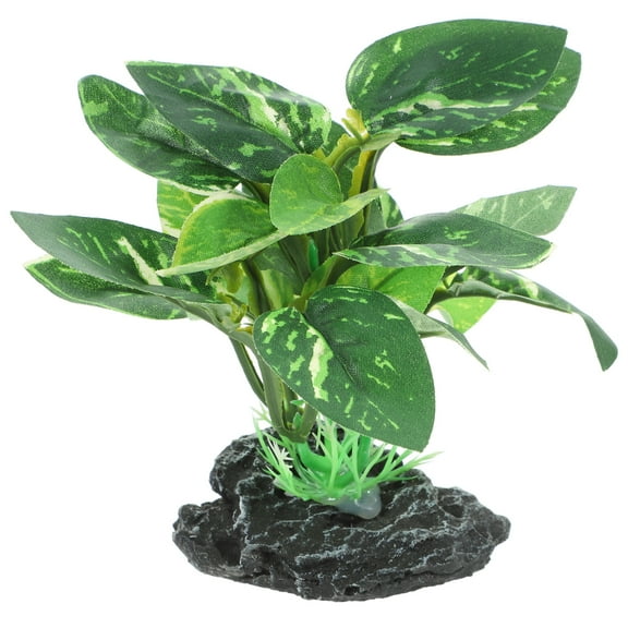 Fake Aquarium Artificial Plant Decoration Saltwater Aquarium Plants 6.8x4.5x10cm