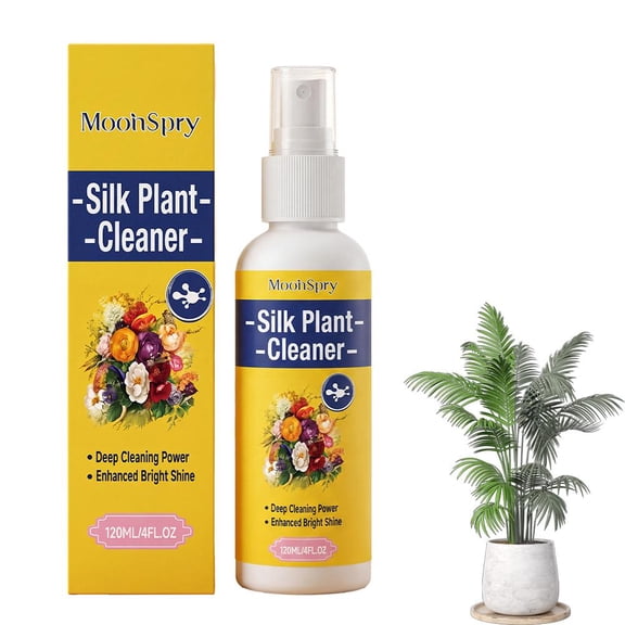 Artificial Plant & Flower Cleaner, Silk Plant Cleaner Spray No Wipe, Deep Cleaning Silk Plants Cleaners Spray, for Indoor, Outdoor, Garden, Fake Greenery Plants