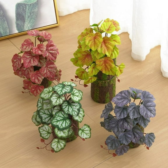 Artificial Plant Green Faux Leaves Realistic Touch Aluminum Home Decor for Interior Design and Wall Accents Enhancing Living Spaces Akmoler