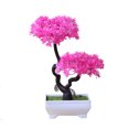 thumbnail image 1 of Artificial Plant Lifelike Maintenance Free Plastic Fake Bonsai Tree Potted Ornament Home Hotel Garden Decor Gift, 1 of 7