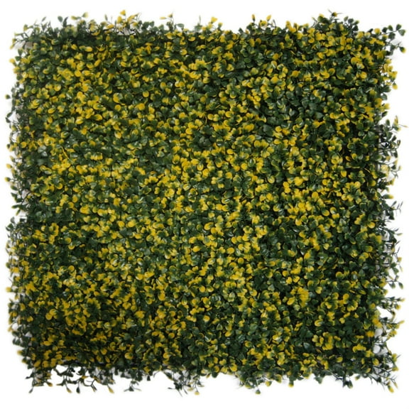 Artificial Plant Living Wall Panels for Indoor/Outdoor Use (4 pack - Ficus Gold Style)