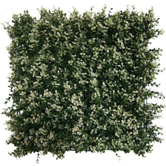 Artificial Plant Living Wall Panels for Indoor/Outdoor Use (4 pack - Myrtle Style)