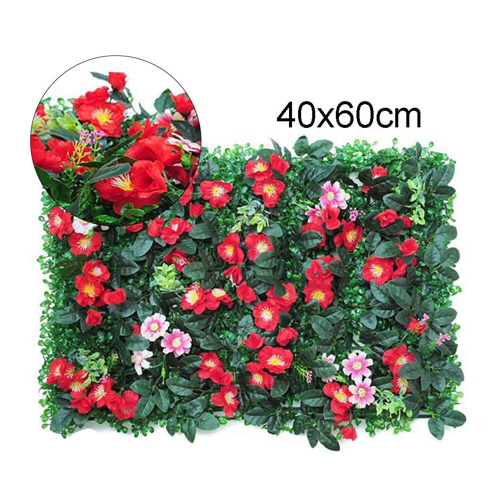 Artificial Plant Mat Greenery WallHedge Grass Fence Foliage Panel