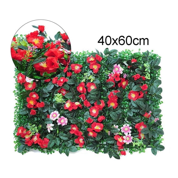 Artificial Plant Mat Wall-Hedge Grass Fence Foliage Panel Garden Wedding Living Room Background Artificial Lawn Decoration