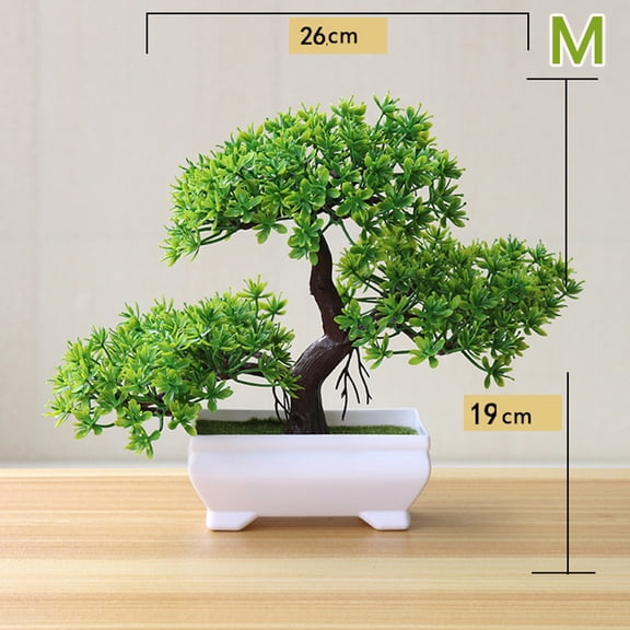 Artificial Plant Potted Bonsai Tree Faux Potted Decorations Home Party Garden New Year Decoration Mother's Day Gift