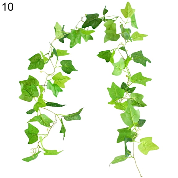 Artificial Plant Simulated Wide Application Plastic Decorative Ivy Green Fake Vine Decor for Home