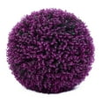thumbnail image 1 of Artificial Plant Topiary Ball Artificial Greenery Ball Decorative Faux Boxwood Decorative Foliage Artificial Decorative Holiday Plants Spring Summer Faux Plant Decor (Purple, 25cm=9.8in), 1 of 4