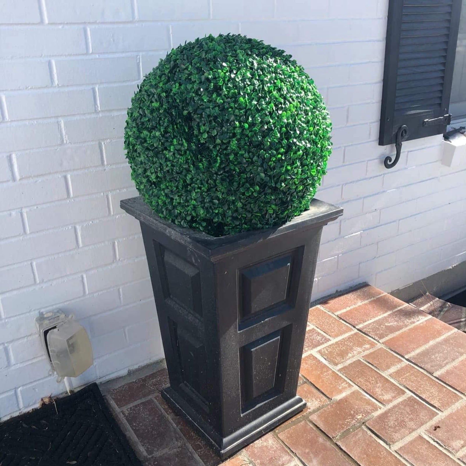 Artificial Plant Topiary Ball, Faux Balls for Outdoor UV Resistant 8