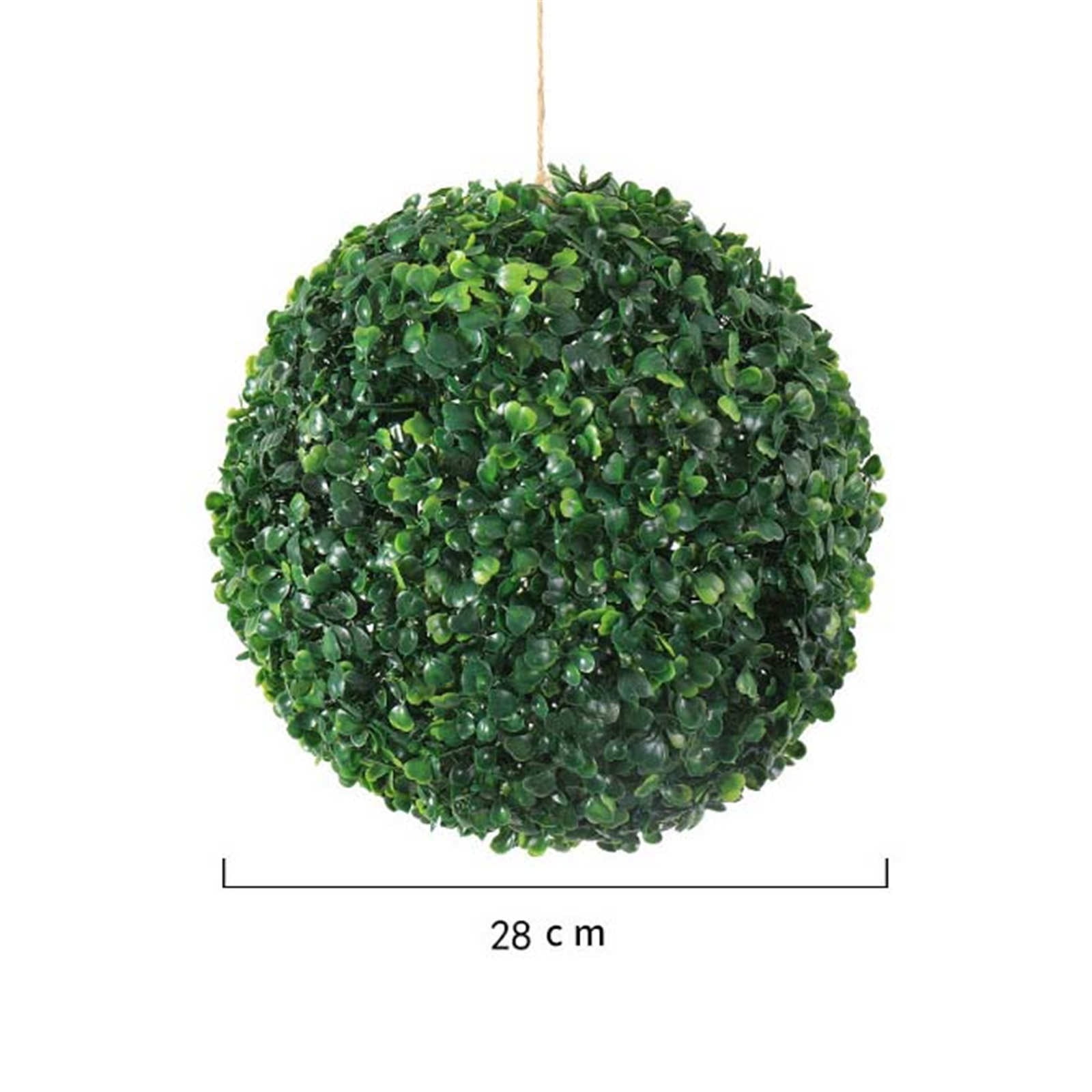 Artificial Plant Topiary Ball, Faux Boxwood Balls for Outdoor UV