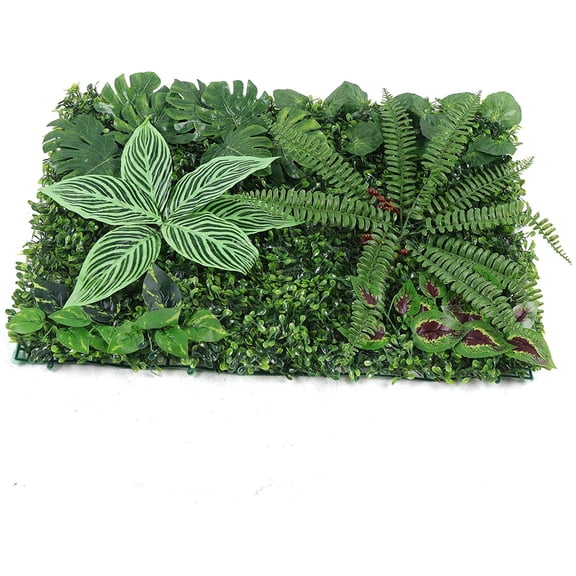 Artificial Plant Wall Panel 12pcs Artificial Boxwood Panels Topiary Hedge Plant Fence Greenery Decor Foliage for Outdoor Garden Fence Backyard and Indoor Home Wedding Decoration