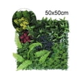 thumbnail image 1 of Artificial Plant Wall Reusable Grass Backdrop Wall Panel Plastic Garden Grass Flower Wall Fake Green Plant Hanging Fencing Decor 1, 1 of 5