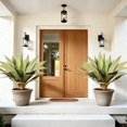 thumbnail image 1 of 20in Faux Agave Plant, UV Protected Green Artificial Agave, Unpotted Mini Fake Succulent for Indoor Outdoor Decoration, 1 of 7