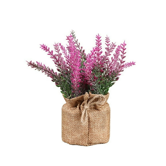 Artificial Plants Artificial Plant in Pots Mini Potted Flowers Plant in Cloth for Home Decor Party Wedding Garden Table Office Patio Decoration