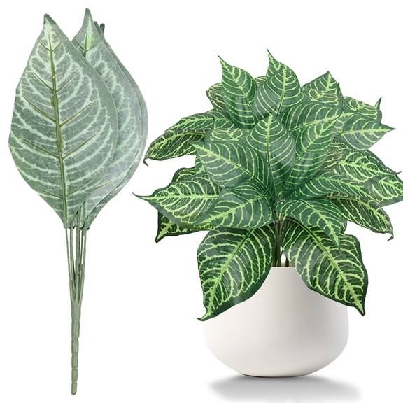 Artificial Plants Greenery Leaves Bushes PlantsforIndoor Outdoor Wall Decor Home Garden Wedding Decoration, Artificial Greenery Bushes